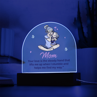 Acrylic Dome Plaque for Mom - Mother's Day Gift - Your Love is the Steady Hand