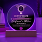 Acrylic Circle Plaque – Best Girlfriend's Mom Gift
