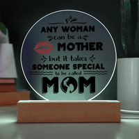 Acrylic Circle Plaque – Special Mom Gift with Love - TreasuredTale