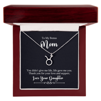 Zodiac Symbol Necklace for Stepmother / Bonus Mom from Daughter - Mother's Day Gift