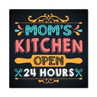Square High Gloss Metal Art Print (1:1) for Mom - Mother's Day Gift - Mom's Kitchen