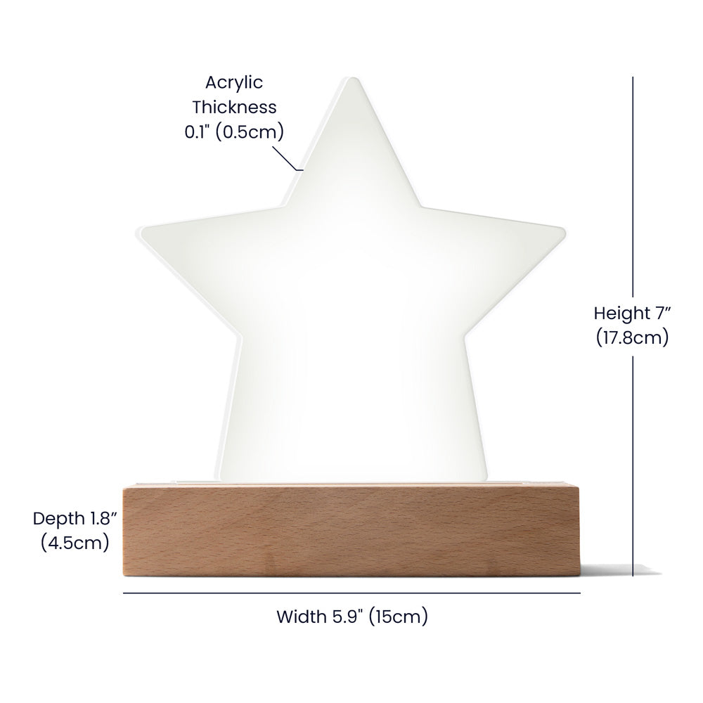 Acrylic Star Plaque - Graduation, Congrats Grad