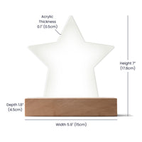 Acrylic Star Plaque - Graduation, Congrats Grad