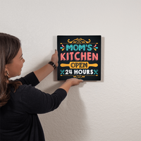 Square High Gloss Metal Art Print (1:1) for Mom - Mother's Day Gift - Mom's Kitchen