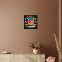 Square High Gloss Metal Art Print (1:1) for Mom - Mother's Day Gift - Mom's Kitchen