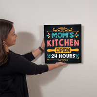 Square High Gloss Metal Art Print (1:1) for Mom - Mother's Day Gift - Mom's Kitchen