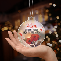 Acrylic Bulb Ornament - Sister
