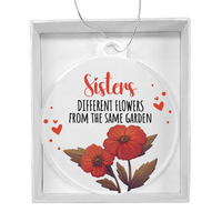 Acrylic Bulb Ornament - Sister