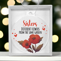 Acrylic Bulb Ornament - Sister