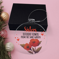 Acrylic Bulb Ornament - Sister