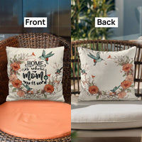 Classic Pillow for Mom - Mother's Day Gift - Home is Where Mom is