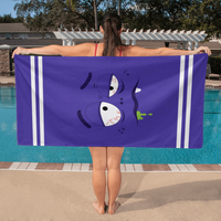 Bath Towel - Low Battery Collection (3 Unique Designs - 1 Distinct Vibe): #1 Hungover, #2 Sleep Deprived, #3 Over It