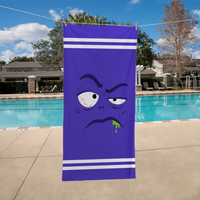 Bath Towel - Low Battery Collection (3 Unique Designs - 1 Distinct Vibe): #2 Sleep Deprived