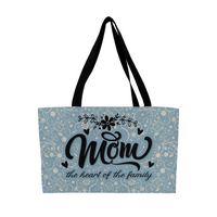 Weekender Tote for Mom - Mother's Day Gift - Mom the Heart of the Family