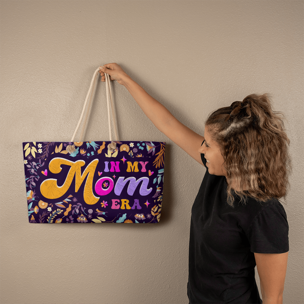 Weekender Tote for Mom - Mother's Day Gift - In My Mom Era