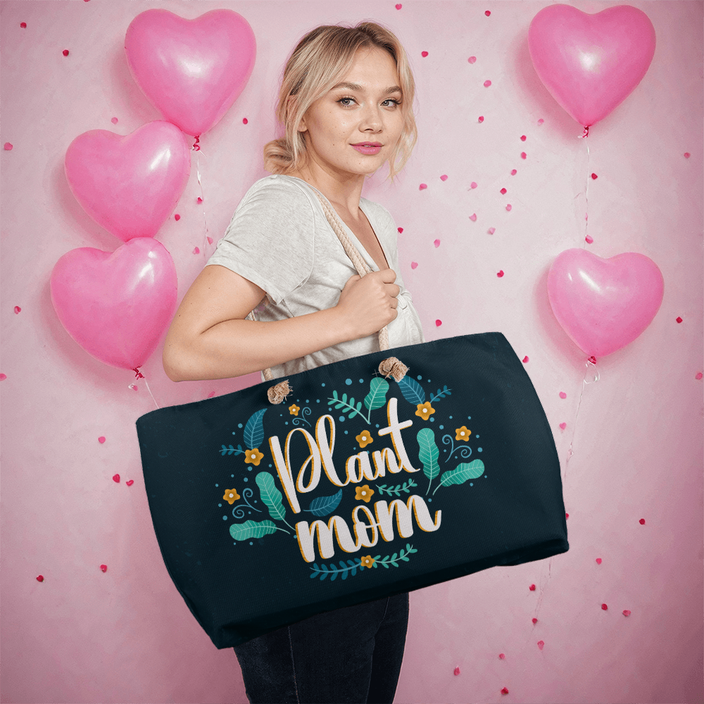 Weekender Tote for Mom - Mother's Day Gift - Plant Mom