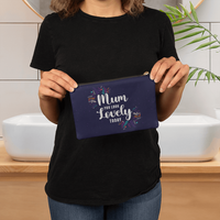 Fabric Zippered Pouch Small for Mum - Mother's Day Gift - Mum You Look Lovely Today