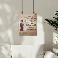 High Gloss Poster (4:5) - Graduation, Daughter & Mom Memorial, Those We Love
