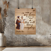 Matte Poster (4:5) - Graduation, Daughter & Mom Memorial, Those We Love