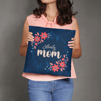Classic Pillow Cover with Insert for Mom - Mother's Day Gift - Lovely Mom