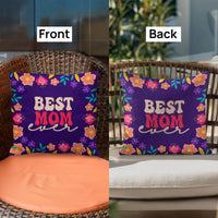 Classic Pillow Cover with Insert for Mom - Mother's Day Gift - Best Mom Ever