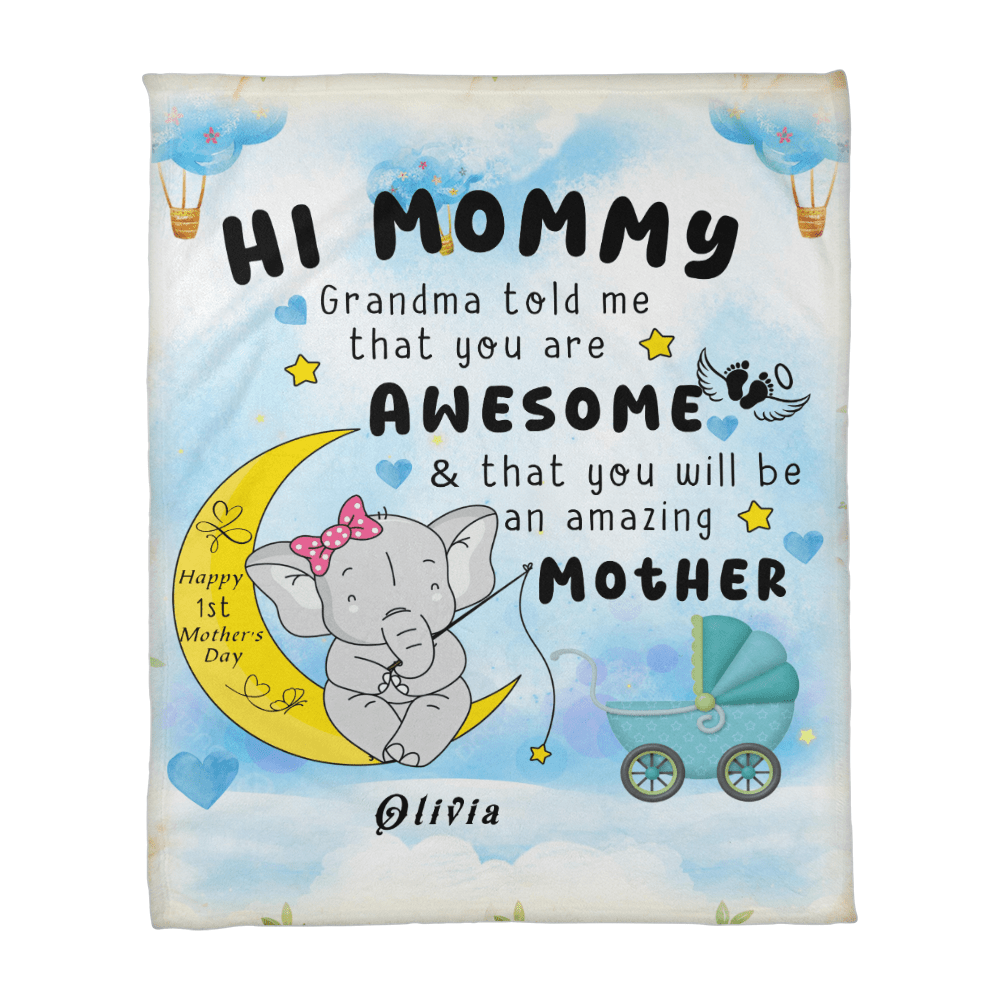 Blanket – First Mother's Day Gift from Baby to Mom - TreasuredTale