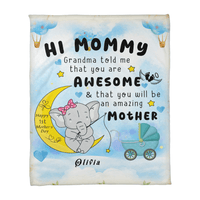 Blanket – First Mother's Day Gift from Baby to Mom - TreasuredTale