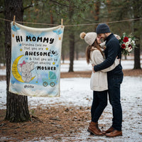 Blanket – First Mother's Day Gift from Baby to Mom - TreasuredTale