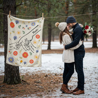 Personalized Kids Hands Blanket for Mom - PHOTO 2 - TreasuredTale