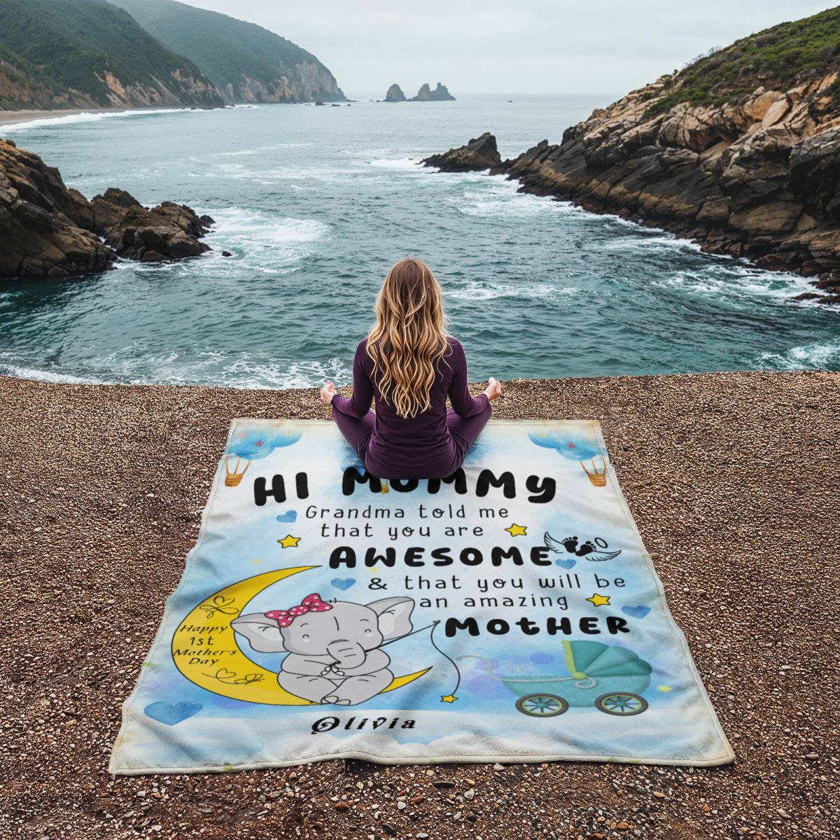 Blanket – First Mother's Day Gift from Baby to Mom - TreasuredTale