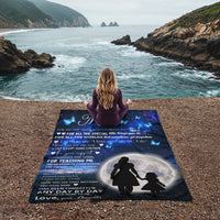 Blanket – Mom Gift from Daughter with Love and Support - TreasuredTale