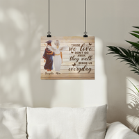 High Gloss Poster (5:4) - Graduation, Daughter & Mom Memorial, Those We Love