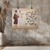 High Gloss Poster (5:4) - Graduation, Daughter & Mom Memorial, Those We Love