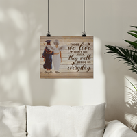 Matte Poster (5:4) - Graduation, Daughter & Mom Memorial, Those We Love