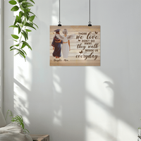 Matte Poster (5:4) - Graduation, Daughter & Mom Memorial, Those We Love