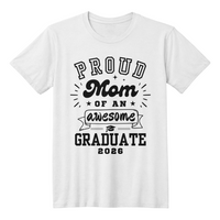Bella + Canvas 3001 Unisex T-Shirt Front Print - Proud Mom