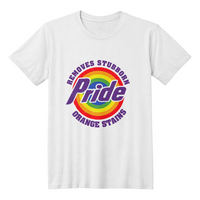 Unisex White T-Shirt Front Print - Pride
