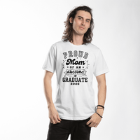 Bella + Canvas 3001 Unisex T-Shirt Front Print - Proud Mom