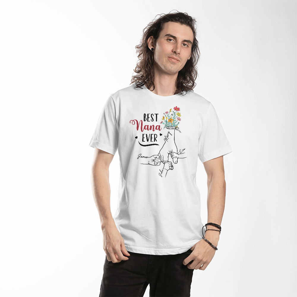 Personalized T-Shirt for Grandma from Grandkids - Mother's Day Gift