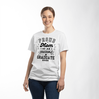 Bella + Canvas 3001 Unisex T-Shirt Front Print - Proud Mom
