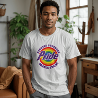 Unisex White T-Shirt Front Print - Pride