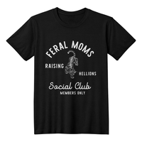Funny Feral Moms T-Shirt – Raising Hellions Social Club - TreasuredTale