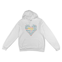 Unisex White, Black, Gray Unisex Pullover Hoodie Front Print for Mom - Mother's Day Gift - Mother