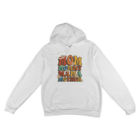Unisex White, Black, Gray Unisex Pullover Hoodie Front Print for Mom - Mother's Day Gift - In My Mom Era