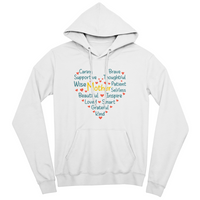 Unisex White, Black, Gray Unisex Pullover Hoodie Front Print for Mom - Mother's Day Gift - Mother
