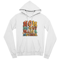 Unisex White, Black, Gray Unisex Pullover Hoodie Front Print for Mom - Mother's Day Gift - In My Mom Era
