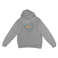 Unisex White, Black, Gray Unisex Pullover Hoodie Front Print for Mom - Mother's Day Gift - Mother