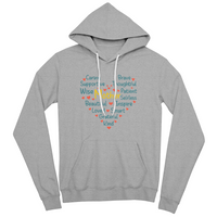 Unisex White, Black, Gray Unisex Pullover Hoodie Front Print for Mom - Mother's Day Gift - Mother
