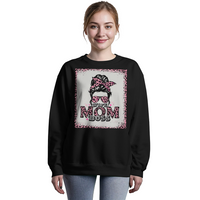 Bella + Canvas 3945 Unisex White, Black, Gray Unisex Crewneck Sweatshirt Front Print for Mom - Mother's Day Gift - Wife Mom Boss