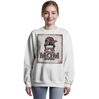 Bella + Canvas 3945 Unisex White, Black, Gray Unisex Crewneck Sweatshirt Front Print for Mom - Mother's Day Gift - Wife Mom Boss